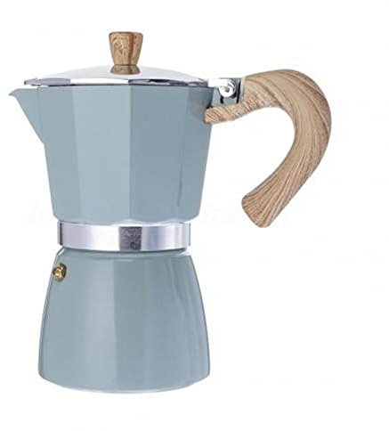 meowko Caffettiera Ottagonale da 150/300 ml Caffettiera Portatile da Cucina in Alluminio Caffettiera Espresso Italiana Bollitore a percolato con Piano Cottura