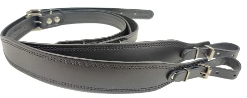 MS ACCORDION Jahrgang Akkordeon gurt leder Hochwertige 4,5cm Schulterriemen max bis 120 Bass