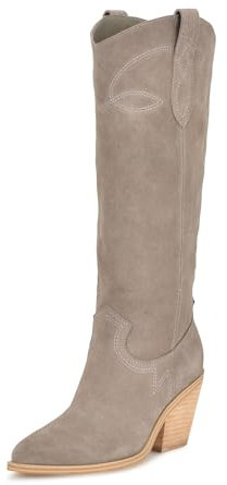 Nine West Smash, Botas a la Altura de Rodilla Mujer, Topo 240, 38.5 EU