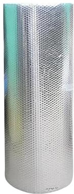 Isolierfolie Dämmfolie 50cm*5m/10m Dachisolierfolie,Doppelseitige Alufolienblasenfolie–für Fenster, Dächer, Autos, Camping oder Schwimmbäder -Perfekter Wärme-, Kälte- und Lichtschutz (5m)