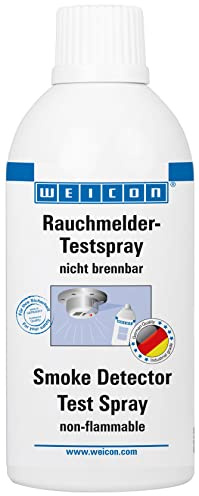 WEICON Test Spray pour détecteur de fumée Non Inflammable 250 ML | pour détecteurs de fumée optiques & photoélectriques | difficilement Inflammable