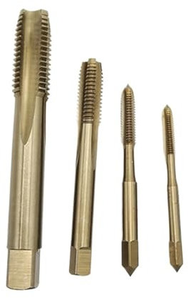 Linksgewinde-Gewindebohrer, gerade Nut, M2-M16, Maschinengewindebohrer, 5 Stück(Color:M12x1.75)