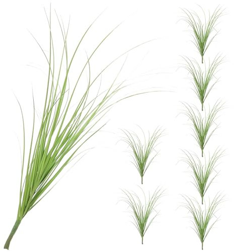 Alipis 8pcs Simulated Reed Grass Faux Plants Indoor Home Decor Artificial Plant for Fairy Garden Accessories