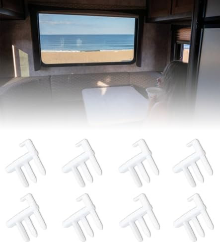 T TAKONE 4 Paar Wohnwagen Rollo Ersatzteile, Kompatibel mit Wohnwagen Fensterrollo Caravan Boot, Ideal für Wohnmobil Rollo Ende Clips, 4 L/H 4 R/H