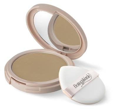 Bottega Verde - d'Amore d'Accordo Fondotinta Compatto, 8 gr, Wet & Dry, con Niacinamide ed Estratto di Ginger, Colore Sabbia