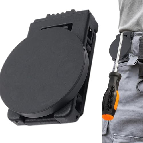 Mbiyhgta Magnetic Belt Clip, Magnetic Belt Tool Holder | Multifunctional Magnetic Belt Clip - Non-slip Tool Case, Magnetic Tool Holder for Drill, Bits