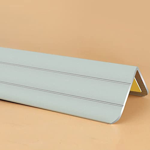 Alluminio a forma di L parete angolo guardia 70 con ali da 3,8 cm finestra davanzale naso telaio porta bordo bordo striscia 38 mm larghezza x 180 cm/70,8 L Colore: G