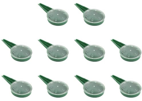 XFYESL Power Tillers Seed Spreaders Hand Dial Garden Seeder Sower with Adjustable Hole Multi-function Portable BlackishSowing Seeding tool(10PCS)