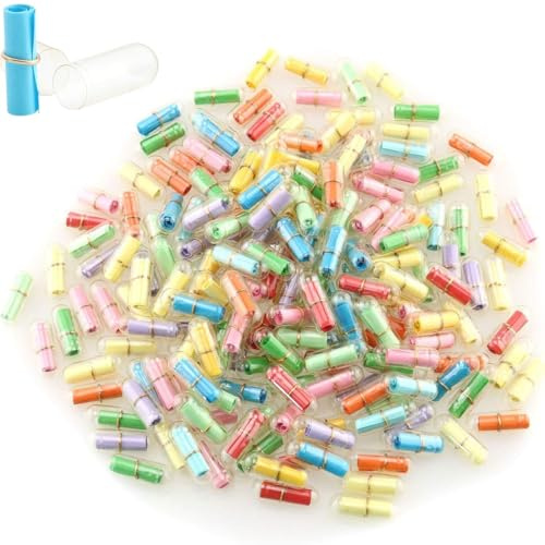 JEYORZY 105 Stück Lose Tombola, Bunt Gemischt Tombola Lose, Lose zum Selber Beschriften, Bunte Kleine Zettel Beschriften, Leer Tombola Lose, für geburtstag, Jubiläum(Mehrfarbig)