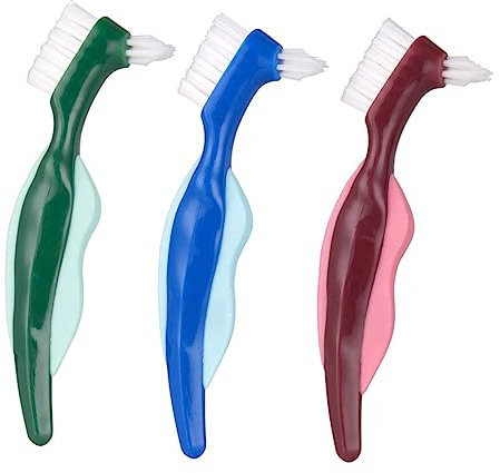 Hemobllo 3pièces Brosse De Nettoyage Pour Prothèses Dentaires Lot De Brosses à Dents Pour Prothèses Dentaires