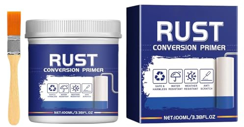 Convertidor de óxido, resistente a la intemperie, pintura de metal antioxidante para exteriores, suministros para el hogar para superficies de acero, hierro, aluminio, tren de rodaje, ruedas, techo