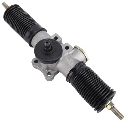 Hiraith 30T 360 Mm Go Kart Persputivo Eje de Engranaje de Dirección Más Fuerte Eje de Dirección de Aleación con Casquillos de Goma de Soporte de Polvo, Más Liso para Go Kart ATV UTV