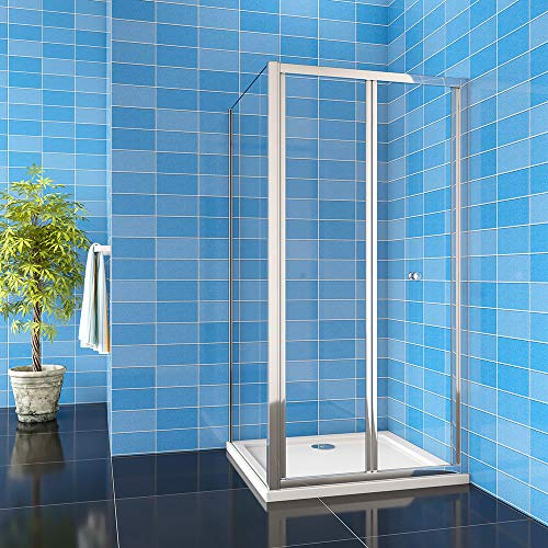 1000x700x1850mm Framed Bifold Shower Enclosure