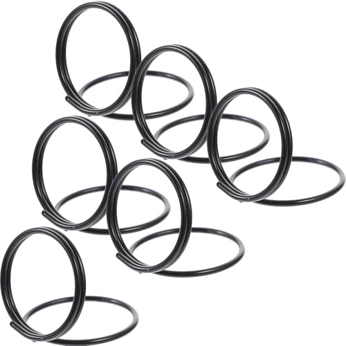 ZUNOXAZ Metall Tischnummernhalter 6 Stück Schwarz für Hochzeit Party Babyparty als Notizhalter und Fotoständer