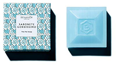 Benamôr - Gordíssimo ‘The Fat Soap’ mit Bio Sheabutter, Sonnenblumenöl, Kokosöl - Feuchtigkeitsspendende, Nährende Seife für Normale bis Trockene Haut - 100 g