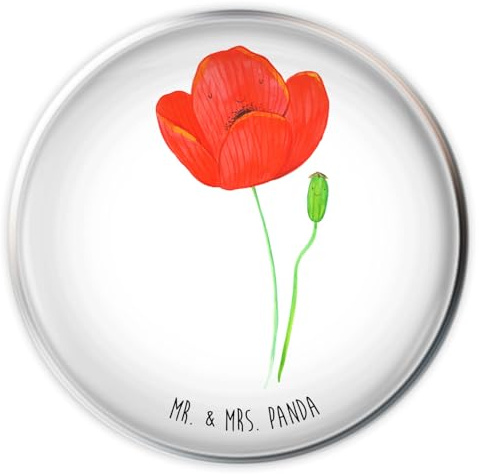Mr. & Mrs. Panda waschbeckenstöpsel Blume Mohnblume - Geschenk, Mohn, Waschbecken Ablaufstopfen, Glaube, stopfen, Religion, Blumen, Respekt, Ablaufgarnitur, Stöpsel, Naturliebe, Waschbecken-Stopfen