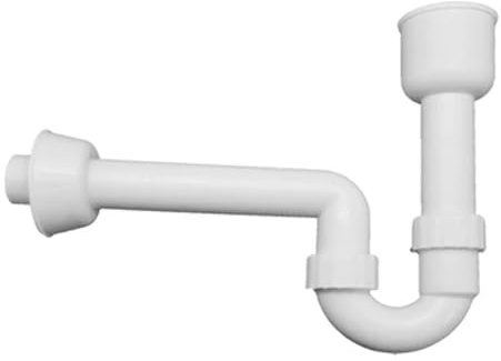 OLI DIANFLEX_8033408903248 Siphon à raccordement pour vidange urinoir en PP Blanc 40/50 mm, Multicolore