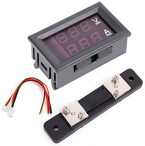 DollaTek 0,5 tum blå röd dubbel LED-display mini digital voltmeter amperemätare DC 100 V 50 A panel amp spänning ström mätare testare