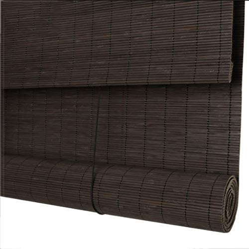 curtain Bambus Raffrollo 60 X 160 cm In Dunkelbraunem Farbschutzfenster, JalousienInklusive Montagezubehör YNFNGXU (Size : W60 xH 220 cm)