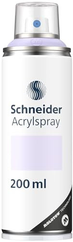 Schneider Paint-It 030 Supreme DIY Acryllack (hochdeckende Sprühfarbe, UV-beständig, 200 ml, Acrylspray für fast alle Untergründe) light lavender pastel