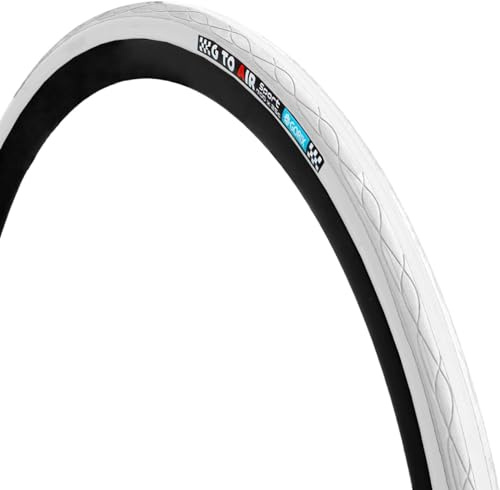 GORIX Rennradreifen 700×23C 25C 28C 32c 35c Fahrrad (Gtoair) (700×32c, All White(1 Tire))