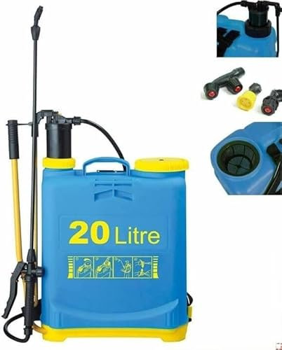 20 L Litre Garden Backpack Pressure Knapsack Weed Killer Fence Water Sprayer New