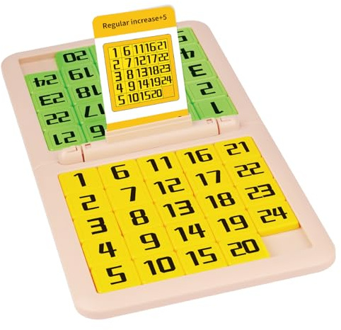 EACHHAHA Zauberwürfel Spiel,Magic Block Game,Brettspiel für Zwei Zahlen | Sequenzielle Puzzles,Trainieren Sie Handgeschwindigkeit und logische Fähigkeiten-Geburtstagsgeschenk für Kinder
