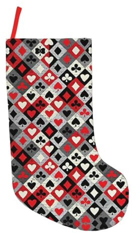 NEZIH Weihnachtsbaum Strümpfe Unisex Erwachsene Kariert Rhombus Muster Druck Weihnachtsstrümpfe Geschenke Festliche Nikolausstrümpfe
