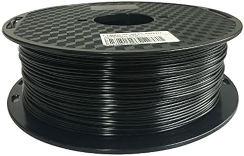 3D-Drucker Kohlefaser-Nylon-Filament, 1,75 mm, 1-kg-Spule, leicht, hohe Festigkeit und Hitzebeständigkeit, 3D-Druck, schwarzes PA-CF-Filament
