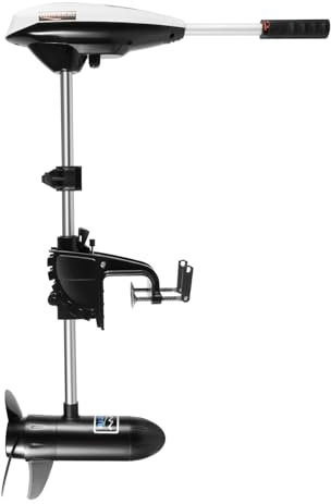 OUBUBY Aussenborder 660W, Elektromotor Außenbordmotoren Trolling Bootsmotoren Außenbordmotoren Bootsmotoren Marinemotoren für Kajaks Gummiboote Schlauchboote 12V 65lbs