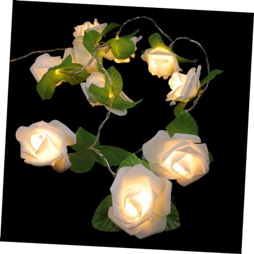 Zerodeko 2sätze Rosen Lichterkette Für Hochzeiten Und Valentinstag Warmweiße Lichter Lange Dekoleuchte Für Romantische Batteriebetrieben Einfache Handhabung Raumdekoration