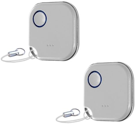 Shelly BLU Button1 | Confezione da 2 | Pulsante di azione e di attivazione delle scene controllato Bluetooth | Automazione domestica | App iOS Android | Lunga durata della batteria | Indicatore LED |