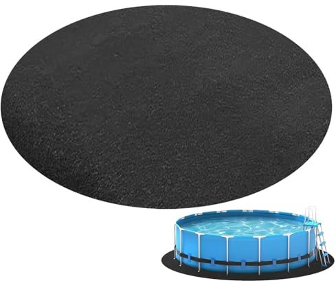 12FT Round Pool Liner Pad, Above Ground Pool Liner Pad,Pool Ground Cloth,Pool Liner Pad For Above Ground Swimming Pools,Portable Round Pool Liner Pad For Dirt, Puncture Resistant