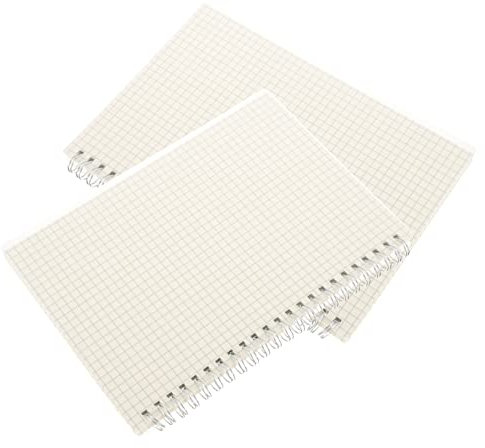 HOODANCOS 2stücke Papier Spiral Notebooks Mathe Notizblock Papiernotizbuch Zum Journaling Für Studenten Und Mitarbeiter Tagebuch Themennotizbücher