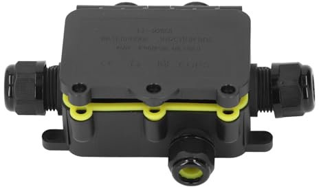 5 Way Junction Box, Outdoor Electrical Box, Cable Connector IP68 with PA66, Silicone, for LED Lighting, Solar and Wind Energy Applications