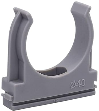 SKIR'CO Lot de 30 colliers de serrage en plastique gris de 40 mm