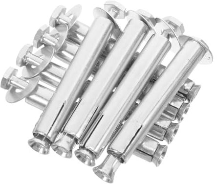 Alipis 8pcs Rubber Steel for Driveway Expansion Bolt Vibration Damper Holder Heavy Duty Traffic Bump for Asphalt