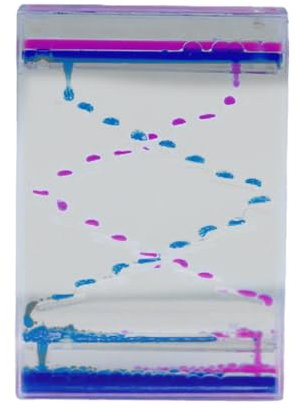 Mouvement Liquide, Sablier Liquide,Minuterie D'huile Portative en Acrylique - Jouets Sensoriels Liquides pour Et Adultes, Jouets Apaisants, Minuteries d'eau pour Décorations De Bureau