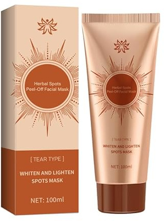 Gesichtsmaske für Frauen, Pickelentferner Abziehmaske Clay Mask, Mitesser-Entferner-Maske Gesichts-Poren-Reiniger Reinigende Gesichtsmaske, Kräutermaske (100ml)