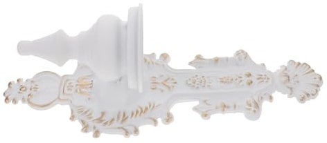 OSOLADY Aplique De Pared Candelabro Vintage De Metal, Candelabro Decorativo Europeo para Sala De Estar, Soporte para Velas De Pilar, Decoración De Pared para Hogar y Fiestas,