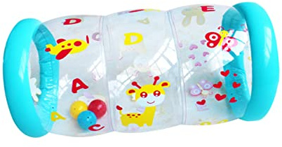 HEALSOPTHY Rodillo Inflable para Gateo Niña Juguete Infantil Colorido de PVC Seguro Ejercita Coordinación y Músculos Fácil Limpieza sin Fugas Aire