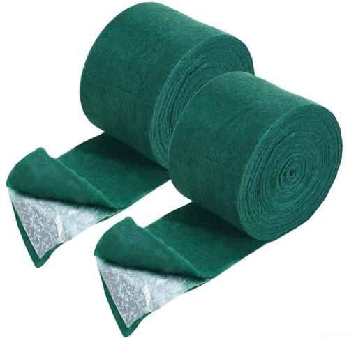 Honseadek Lot de 2 bandages d'isolation pour tronc d'arbre de 15,2 m – 3 couches anti-froid pour plantes, protection contre le gel pour arbres avec tissu non tissé respirant