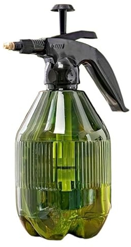 pulverizador Agua Plantas Rociador Manual a presión for Plantas, Ideal for jardinería Interior y Exterior, Limpieza del hogar(Large Green 2L)