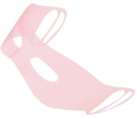 Veemoon Almohadilla Ocular Antifaz Colgante de Silicona Rosa Reutilizable para Masaje Multipunto de Ojos Fijación para Acupresión y Cuidado del Contorno Ocular en Viajes y Uso Diario