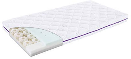 Träumeland T015352 Baby- & Kindermatratze OCTASMART - 8x atmungsaktiver | nachhaltig produziert, Größe 70 x 140 cm, weiß, 3500 g