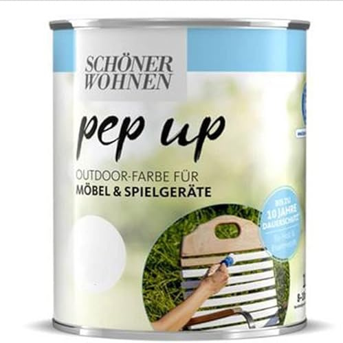 Pep up Outdoor-Farbe für Möbel & Spielgeräte 1 l weiss