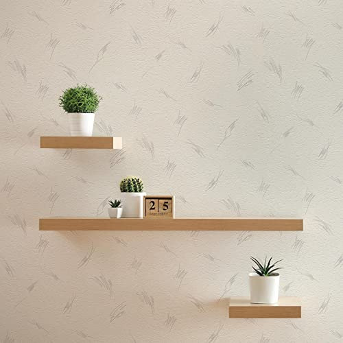 WTD 2386 Papier peint vintage style rétro Blanc
