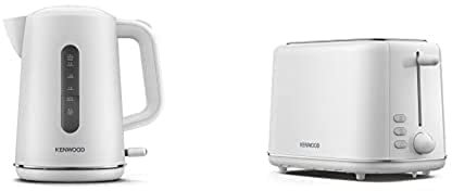 Kenwood Abbey Lux Water Kettle With Kenwood Abbey Lux Toaster, 2 Slot Toaster