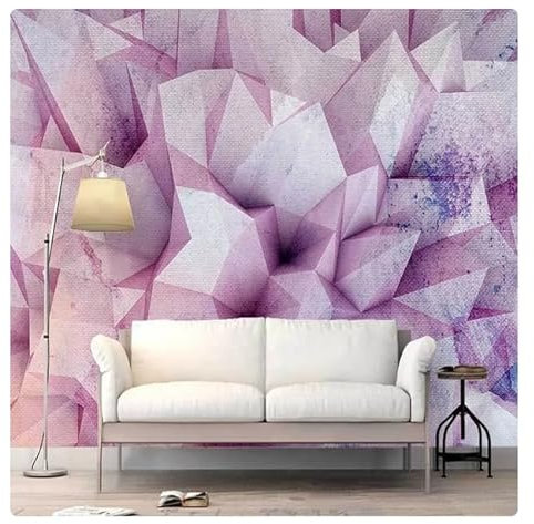 Benutzerdefinierte 3D-Wandbild, moderne abstrakte bunte geometrische Tapete, Wohnzimmer, Sofa, Schlafzimmer, Kunst, Homr-Dekor, Papel De Parede Sala*150 cm x 105 cm (59,1 x 41,3 Zoll)