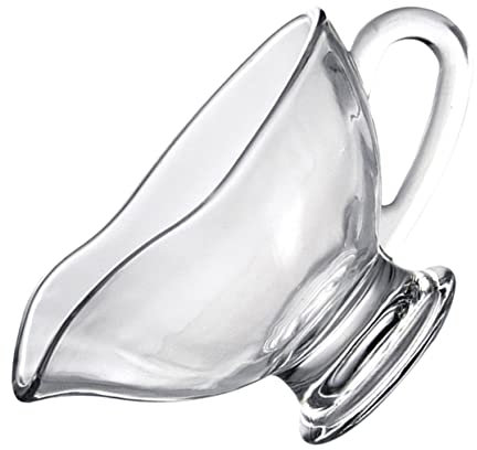 Ciieeo Glass Juice Bucket for Kitchen Seasoning Practical Glass Sauce Boat Lid for Serving Sauce Gravy Boat in Dining Scenario Capacity